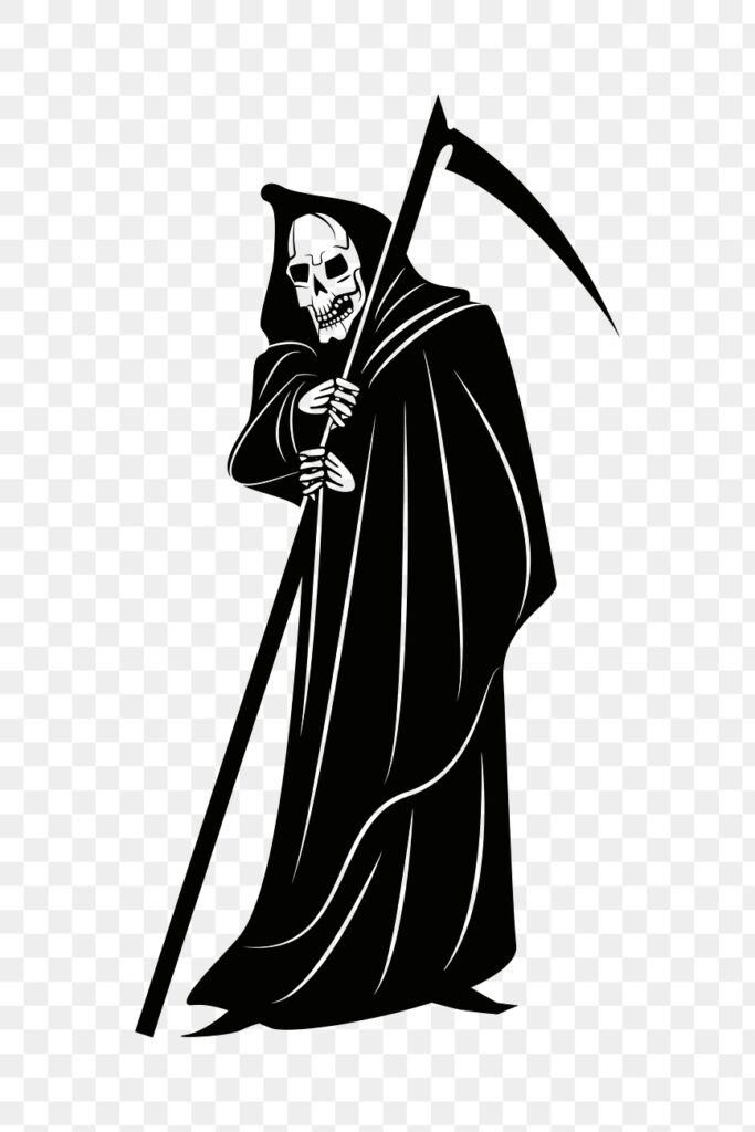 Current image: Grim reaper png sticker, Halloween