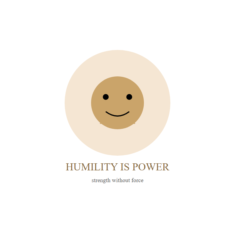THE POWER OF HUMILITY (AWESOME)