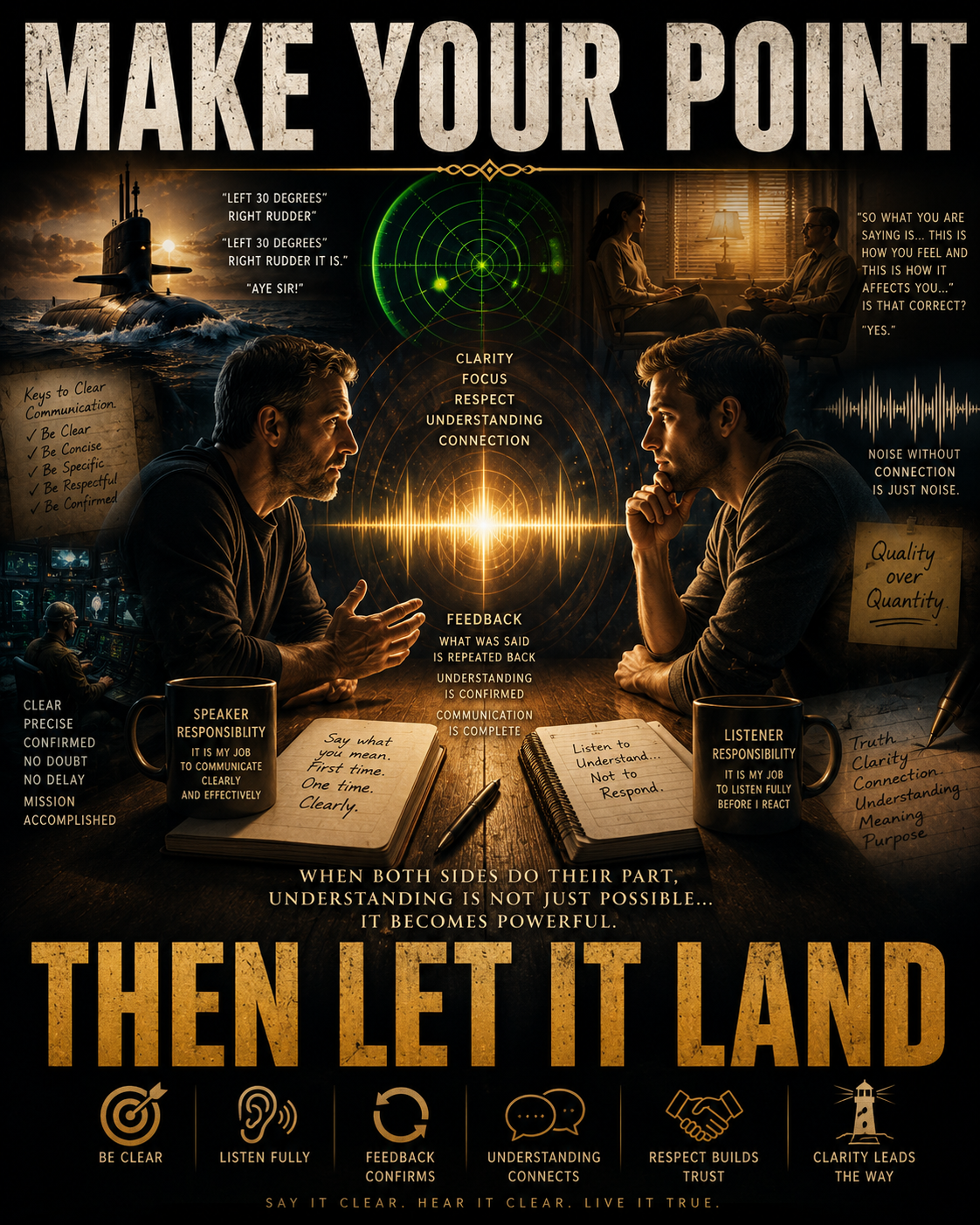 MAKE YOUR POINT… THEN LET IT LAND
