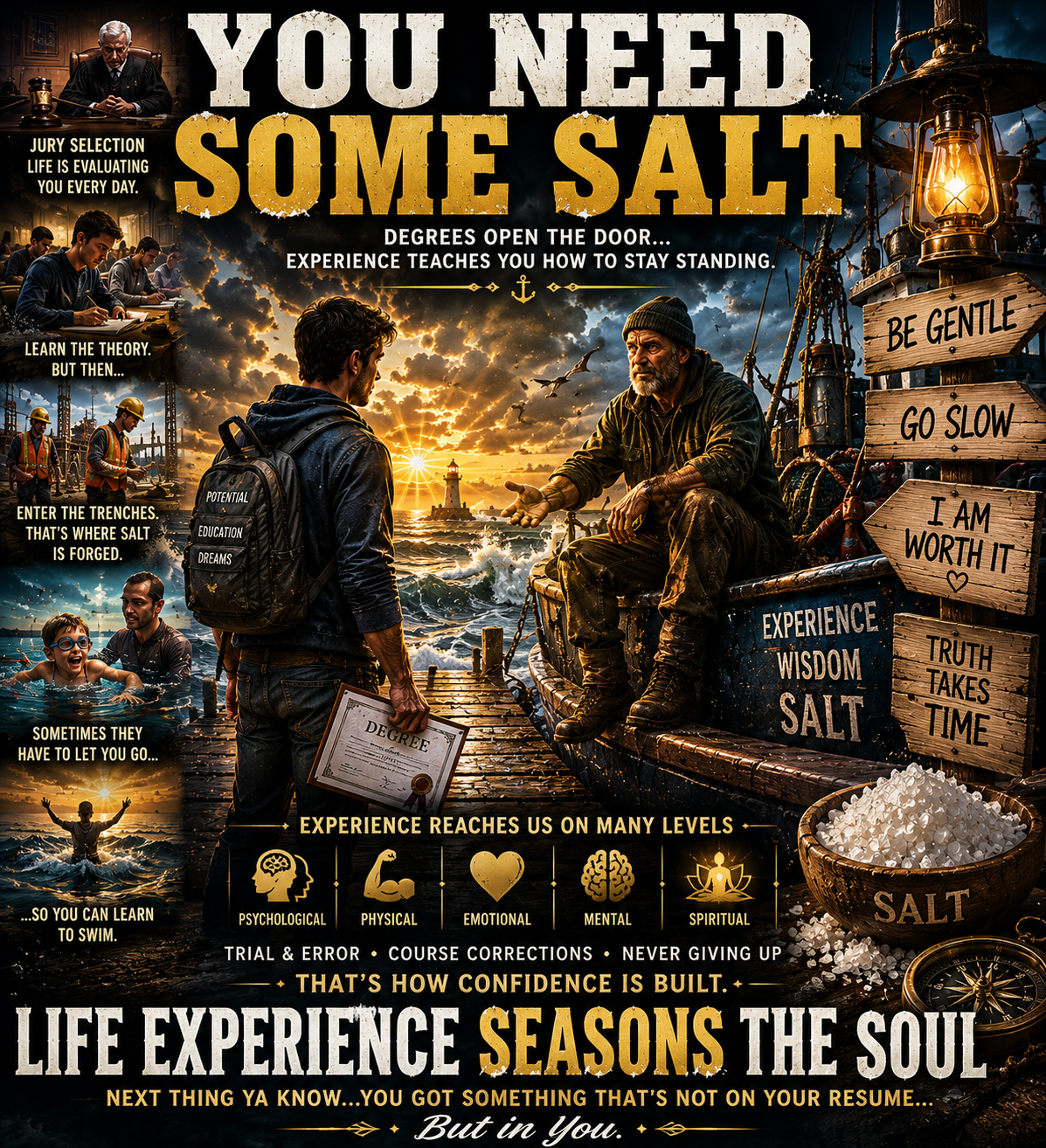 YOU NEED SALT…LIFE EXPERIENCE