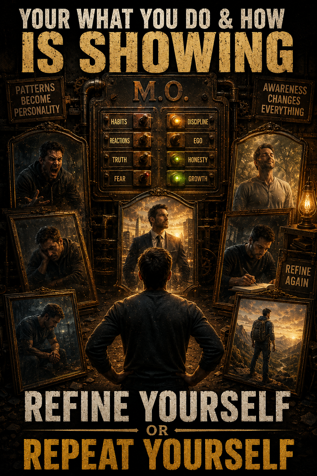 YOUR M.O. IS SHOWING