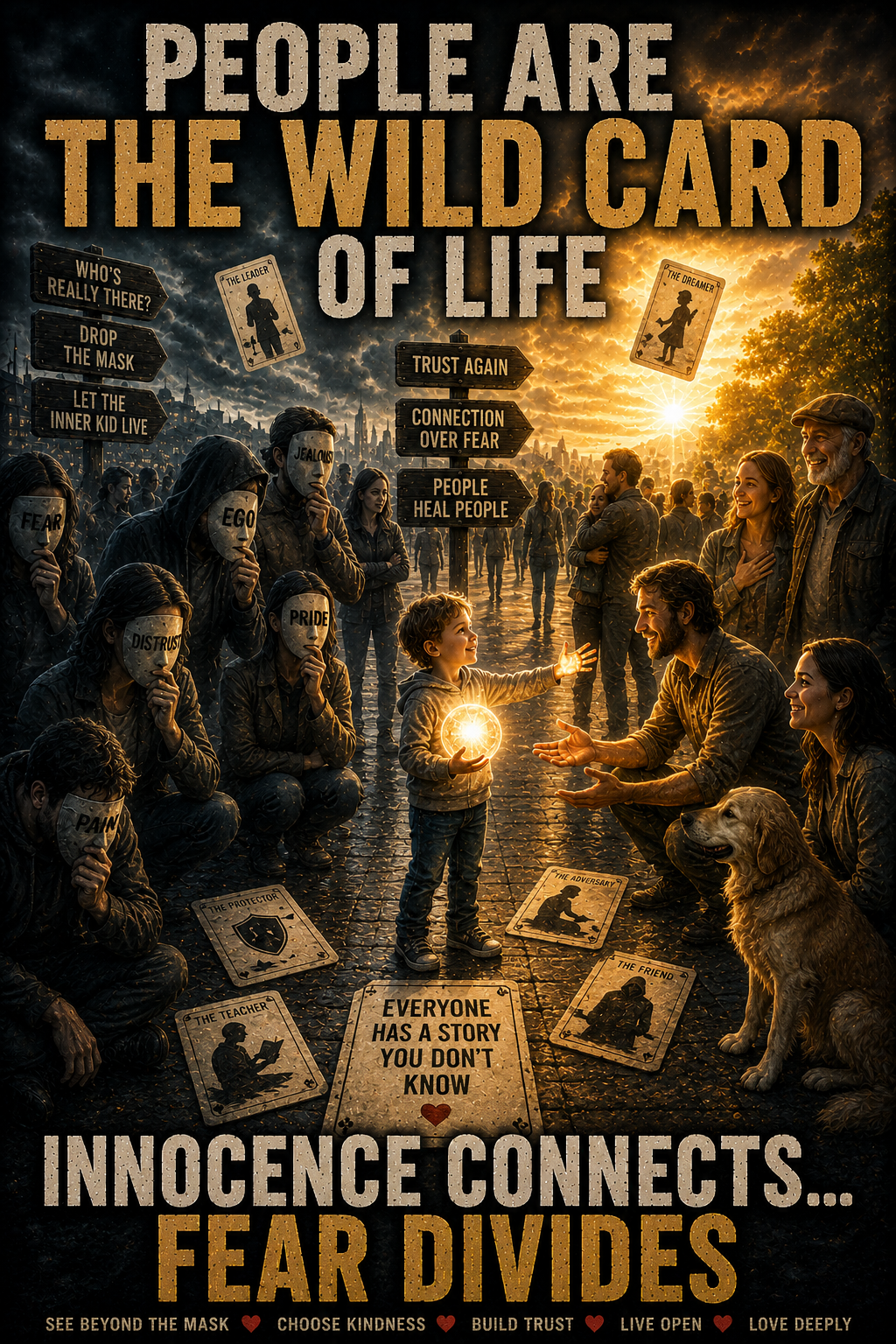 WHY ARE PEOPLE THE WILD CARD OF LIFE?