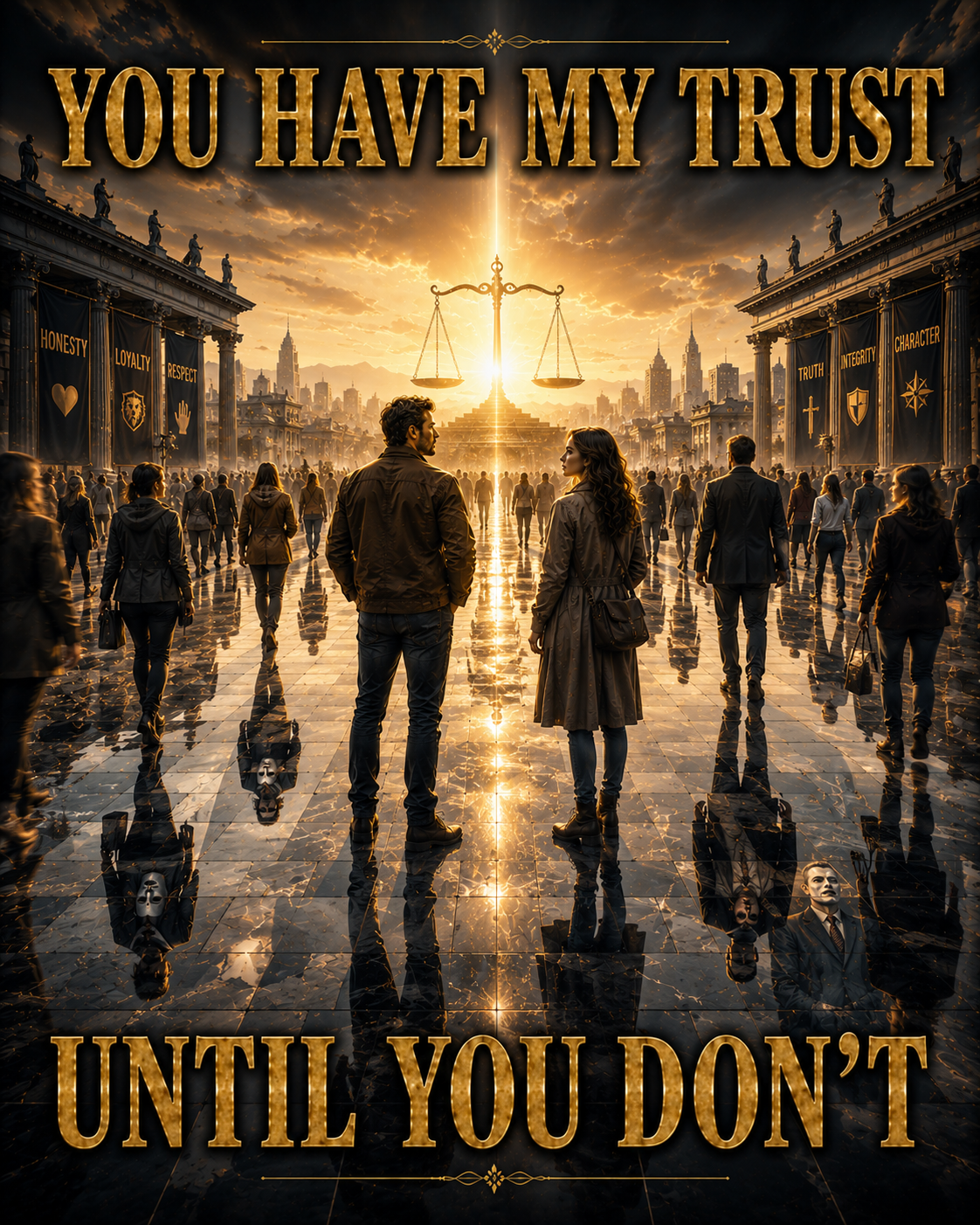 I TRUST YOU UNTIL I DON’T YOU DECIDE THIS