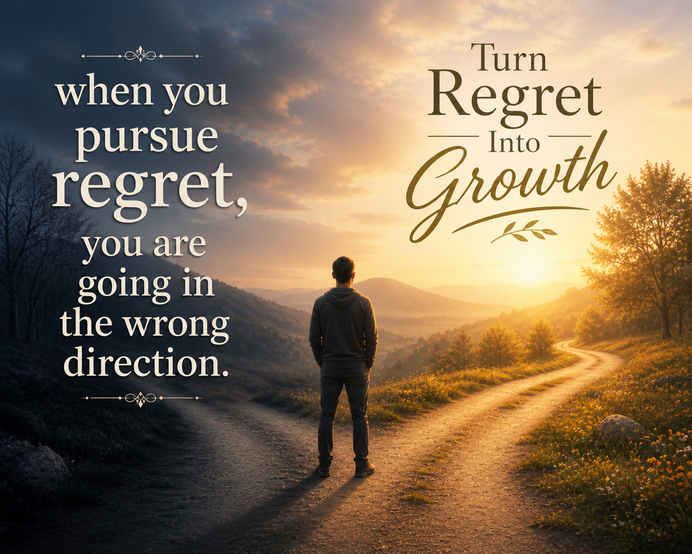 Turn Regret Into Growth (Glass Half Full)