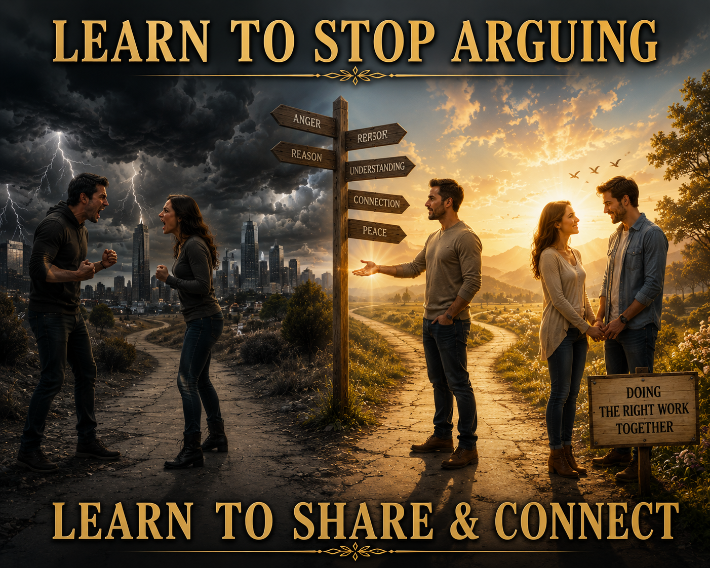 LEARN TO STOP ARGUING