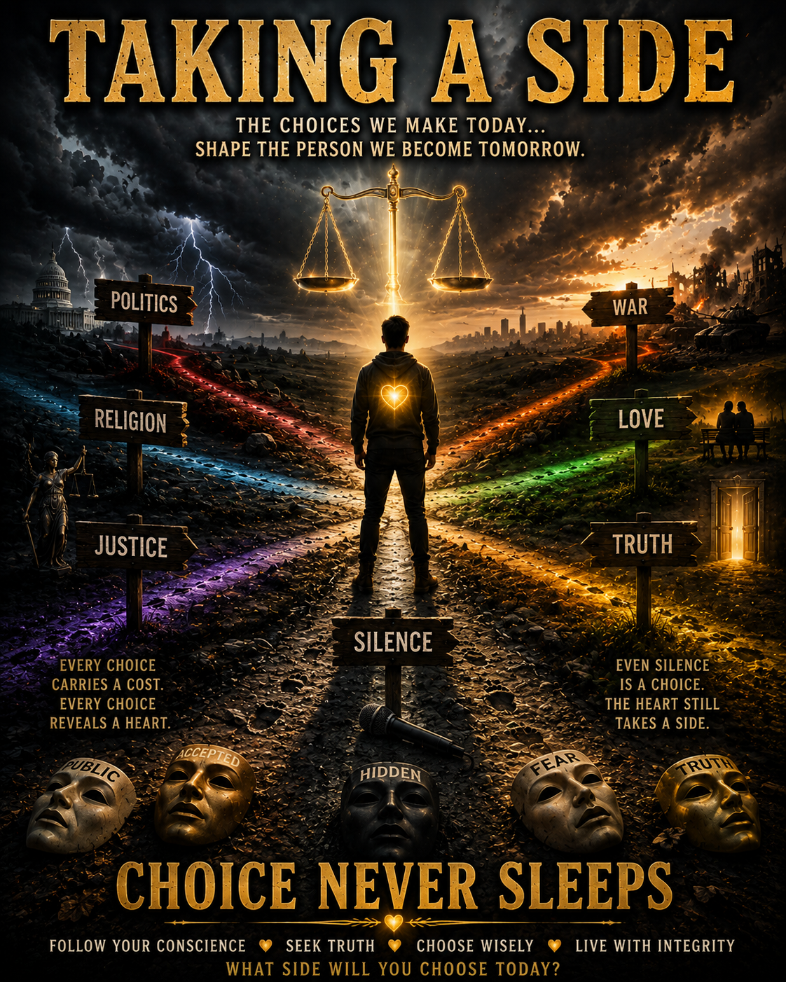 TAKING A SIDE — The Human Need to Choose