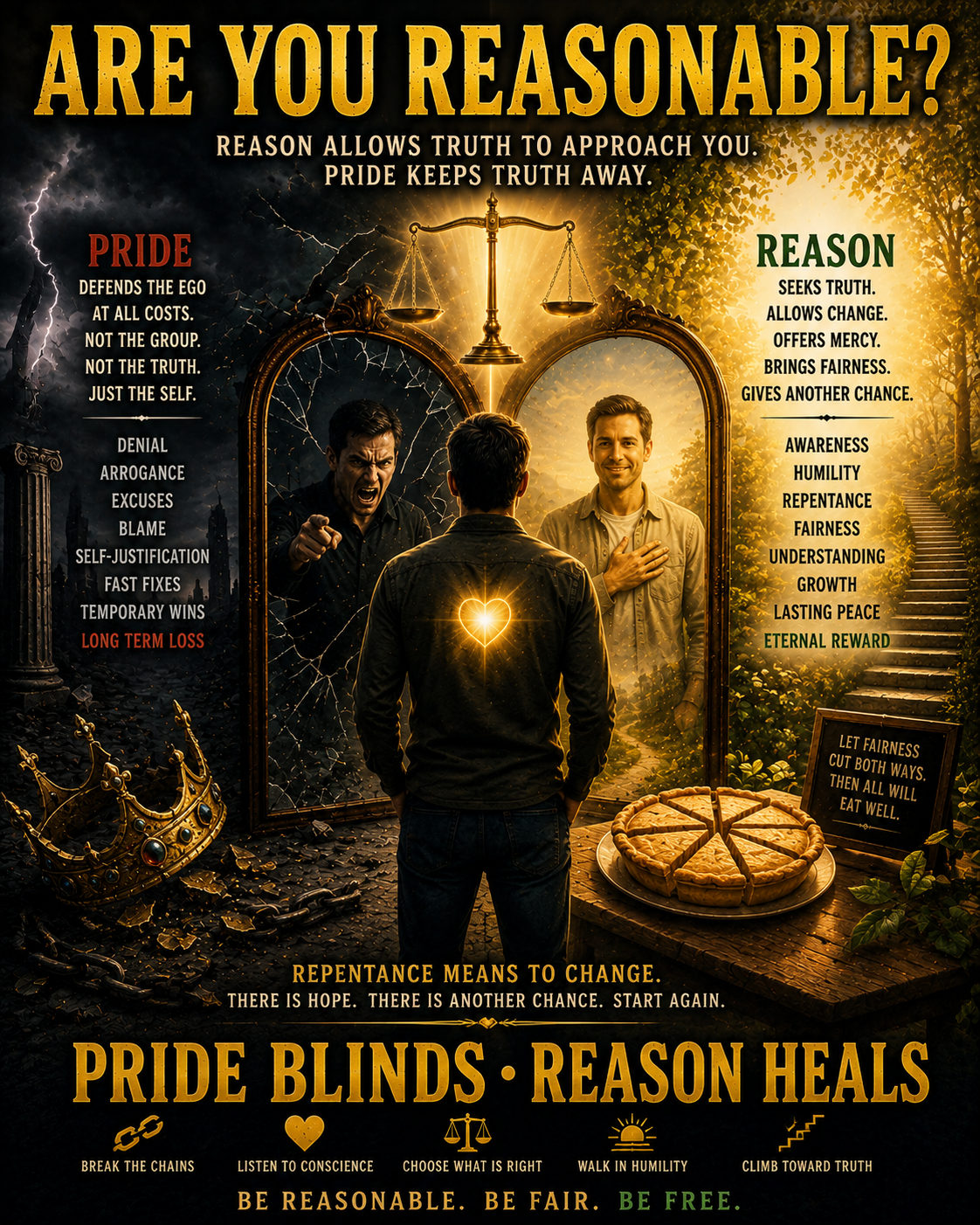 ARE YOU REASONABLE? — Pride, Ego and the Power to Change