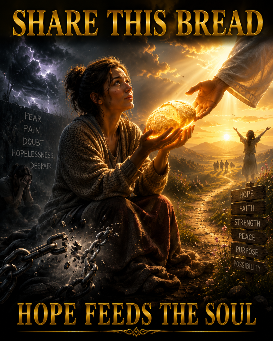 SHARE THIS BREAD — Hope, The Poor Man’s Bread