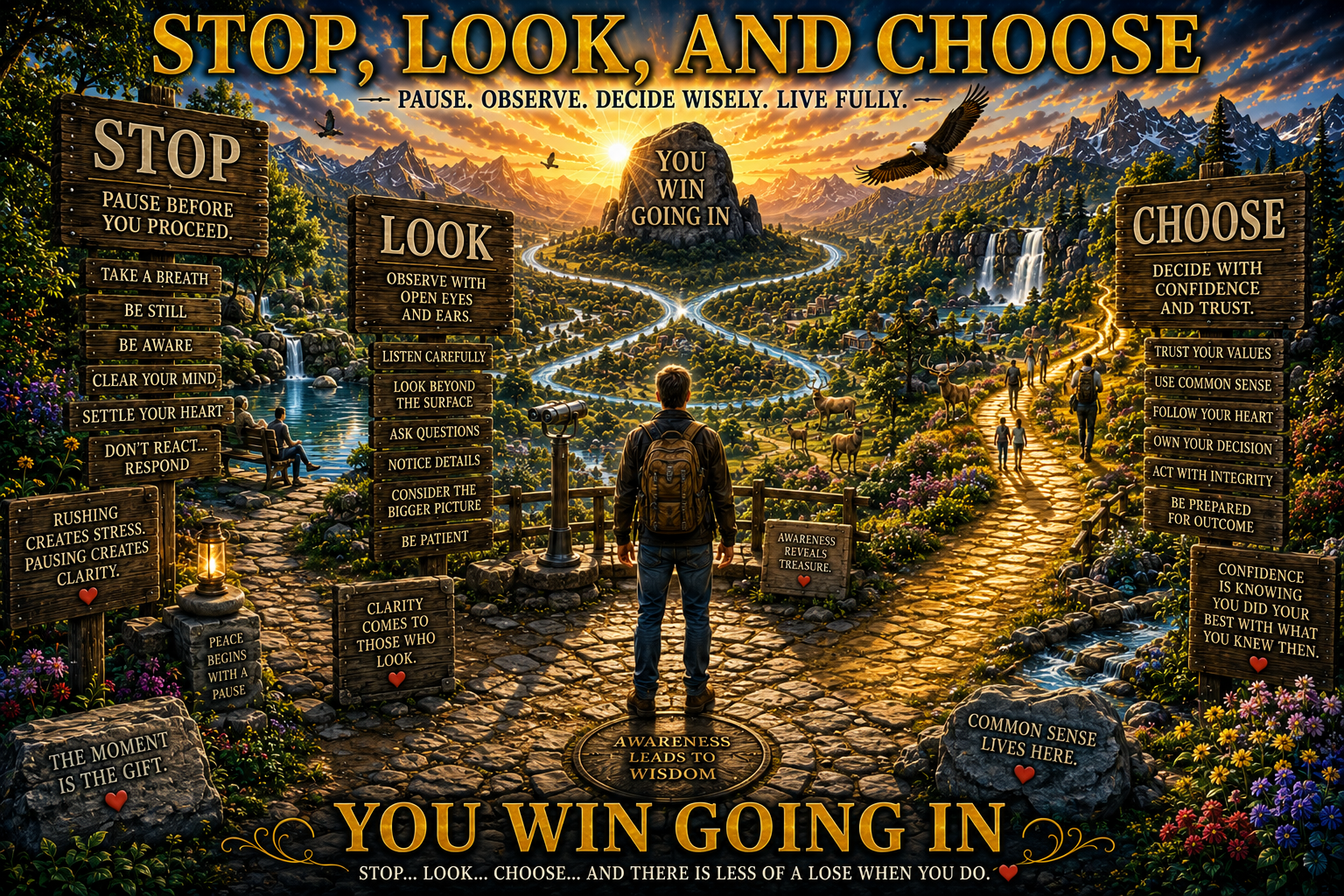 Stop, Look, and Choose: The Secret to Better Decisions