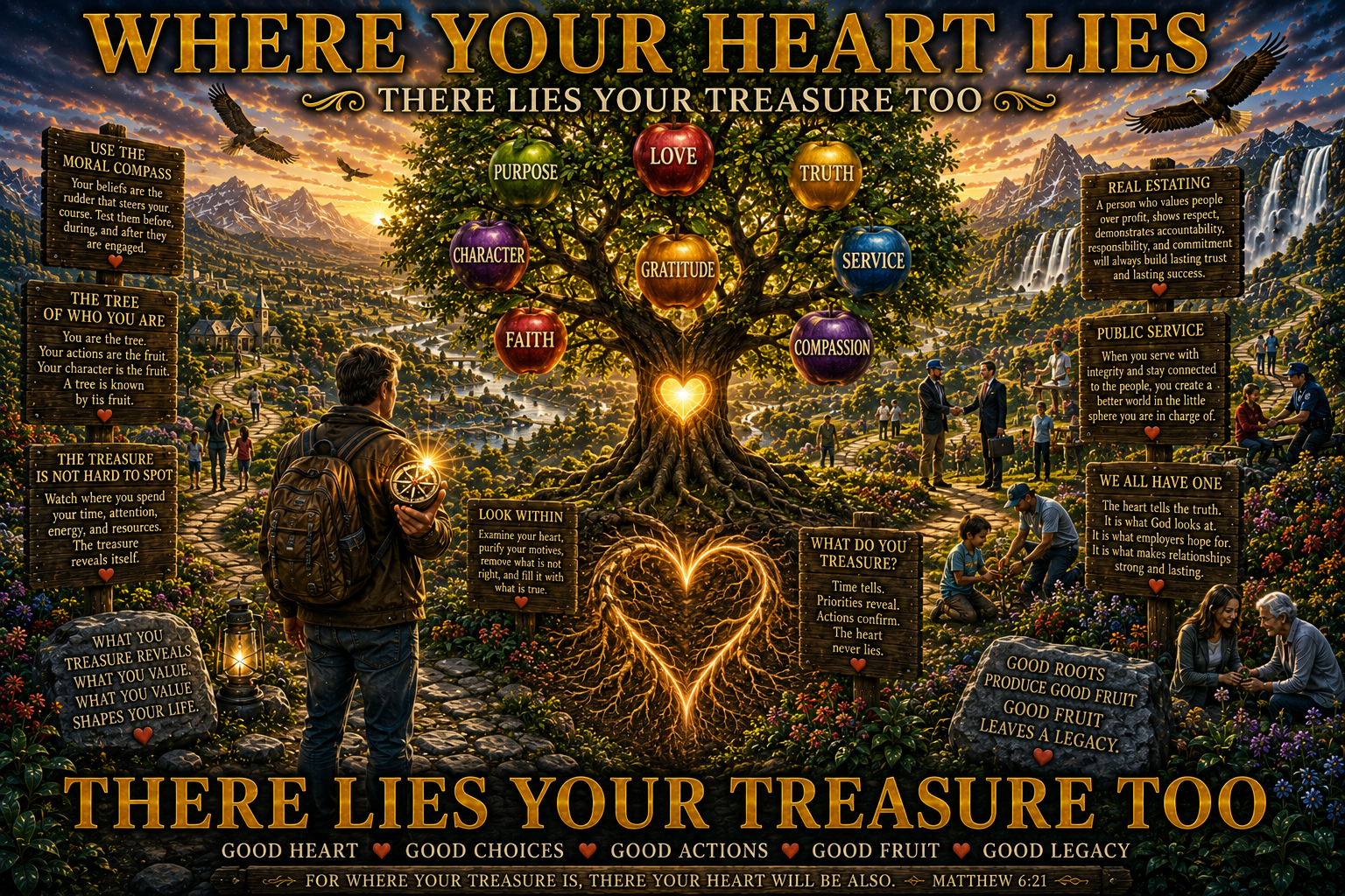 Where Your Heart Lies, There Lies Your Treasure Too