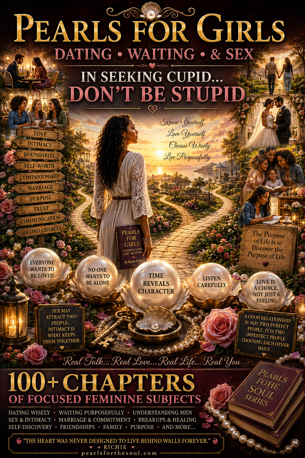 PEARLS FOR GIRLS IN SEEKING CUPID… DON’T BE STUPID 100+ CHAPTERS FOCUSED FEMININE MYSTIQUE
