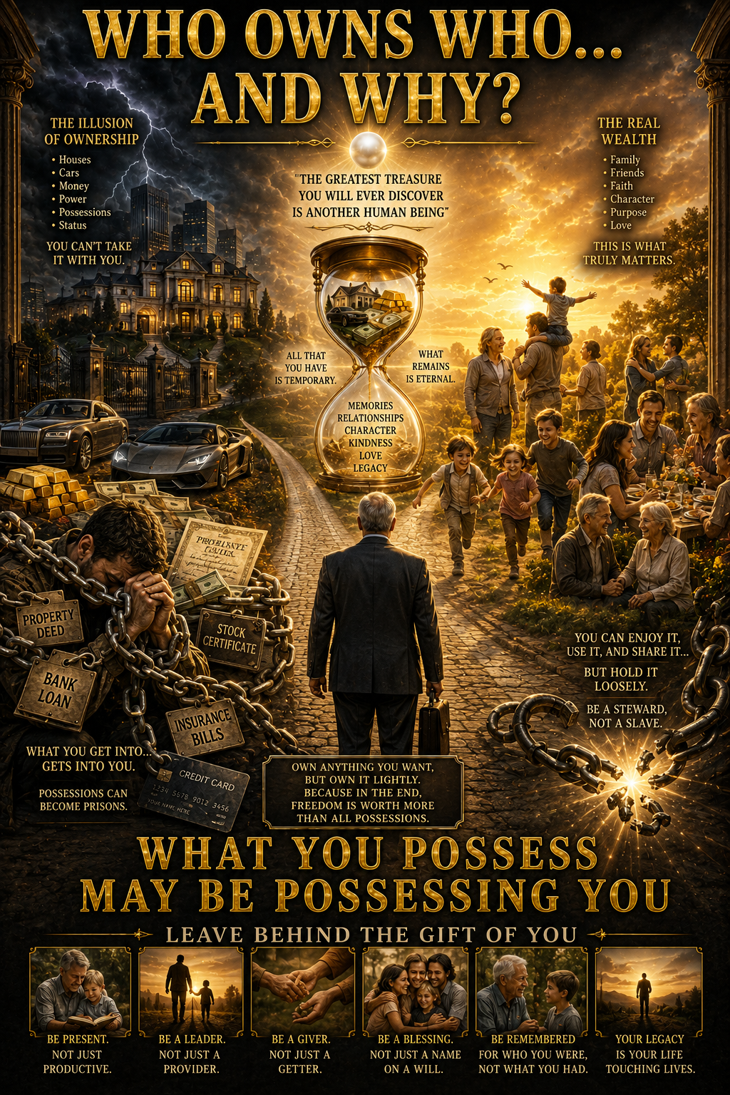 WHO OWNS WHO… Your Possessions or You