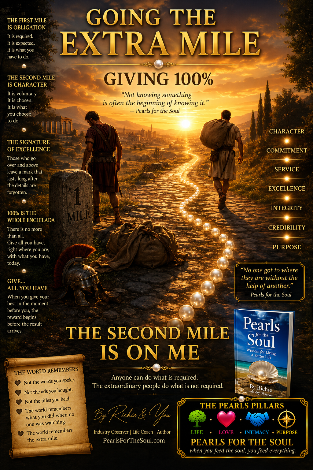 GOING THE EXTRA MILE IT’S THERE TO BE USED