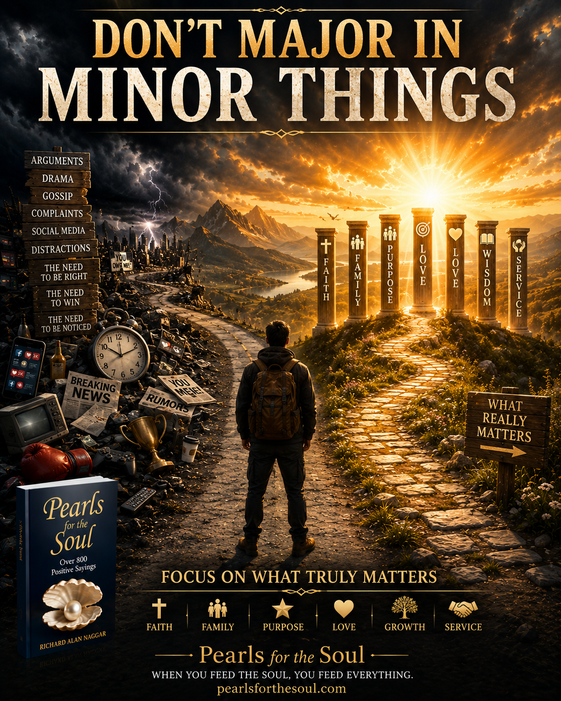 DON’T MAJOR IN MINOR THINGS…IT DUMBS YOU DOWN