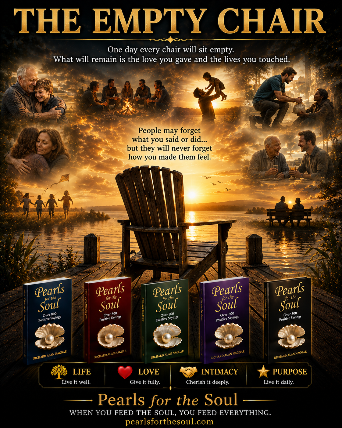 YOUR CHAIR WILL BE EMPTY ONE DAY. WHAT WILL IT SAY?