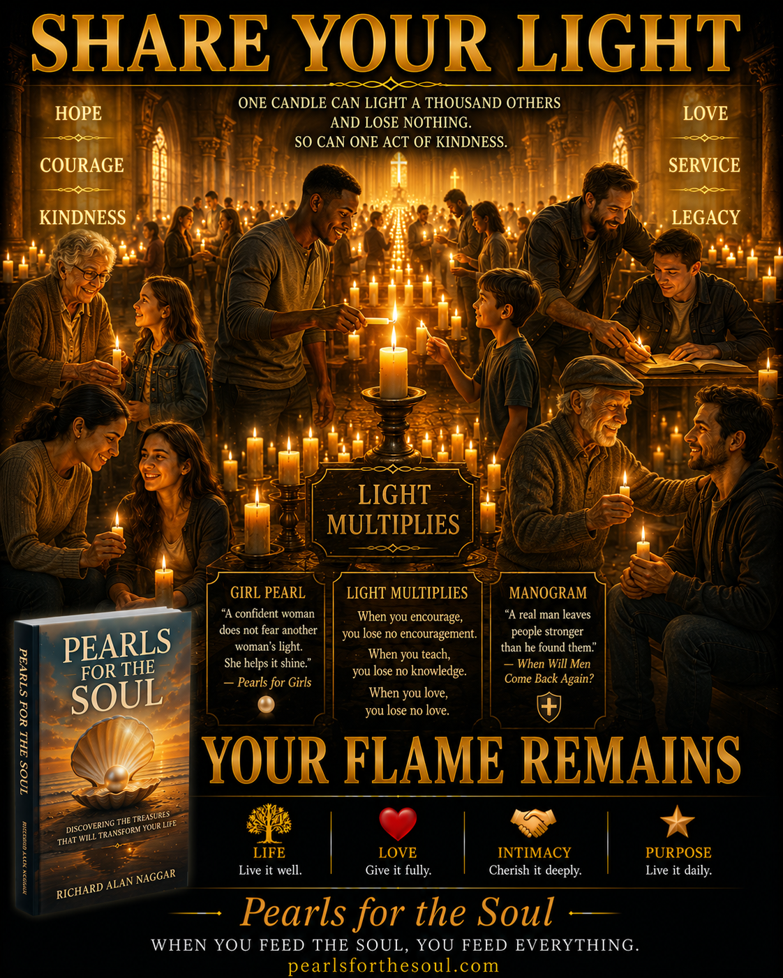 THE CANDLE THAT LOST NOTHING AND GAVE EVERYTHING