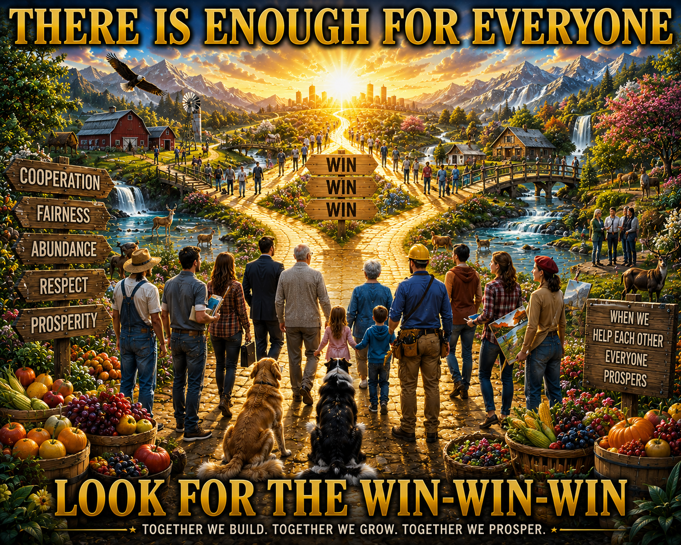 WIN WIN WIN: THERE IS ALWAYS ENOUGH FOR ALL