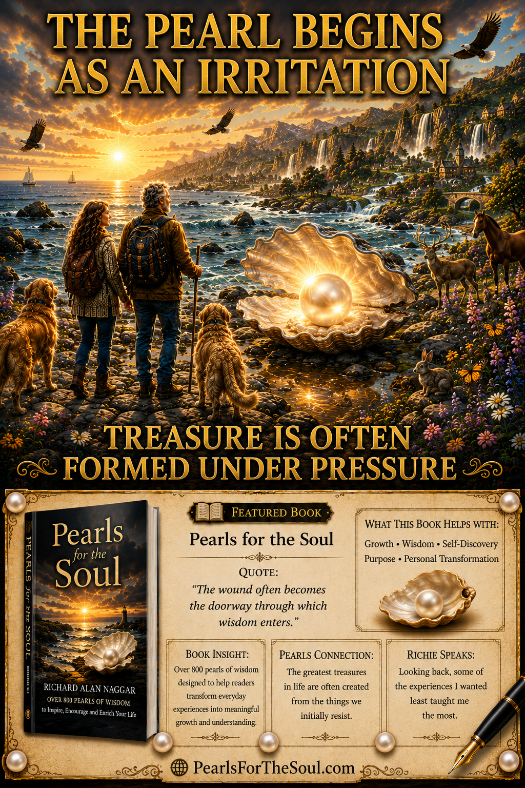 THE OYSTER PEARL BEGINS AS AN IRRITATION