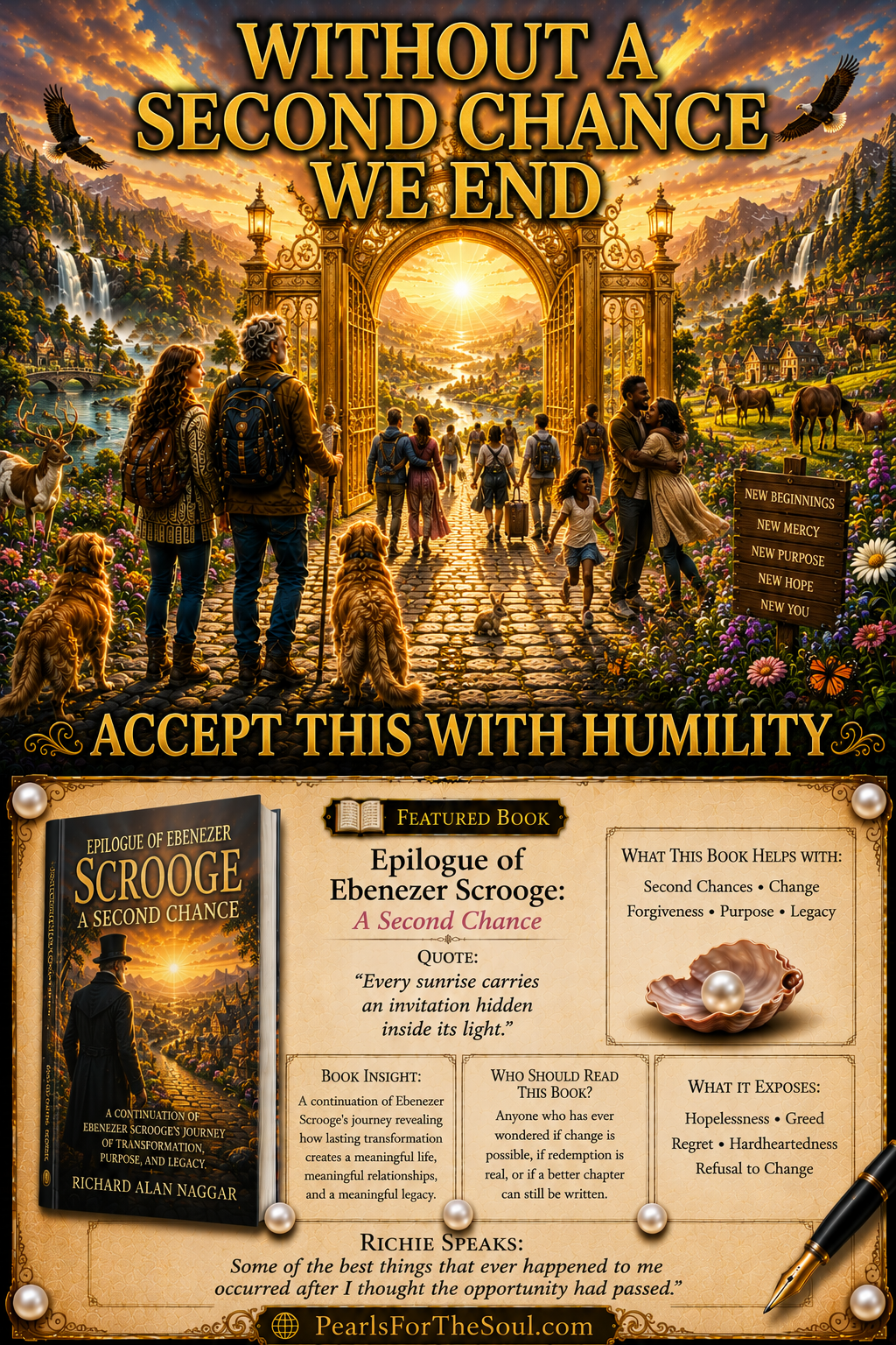 A SECOND CHANCE IS LOOKING FOR YOU TO BEGIN FRESH
