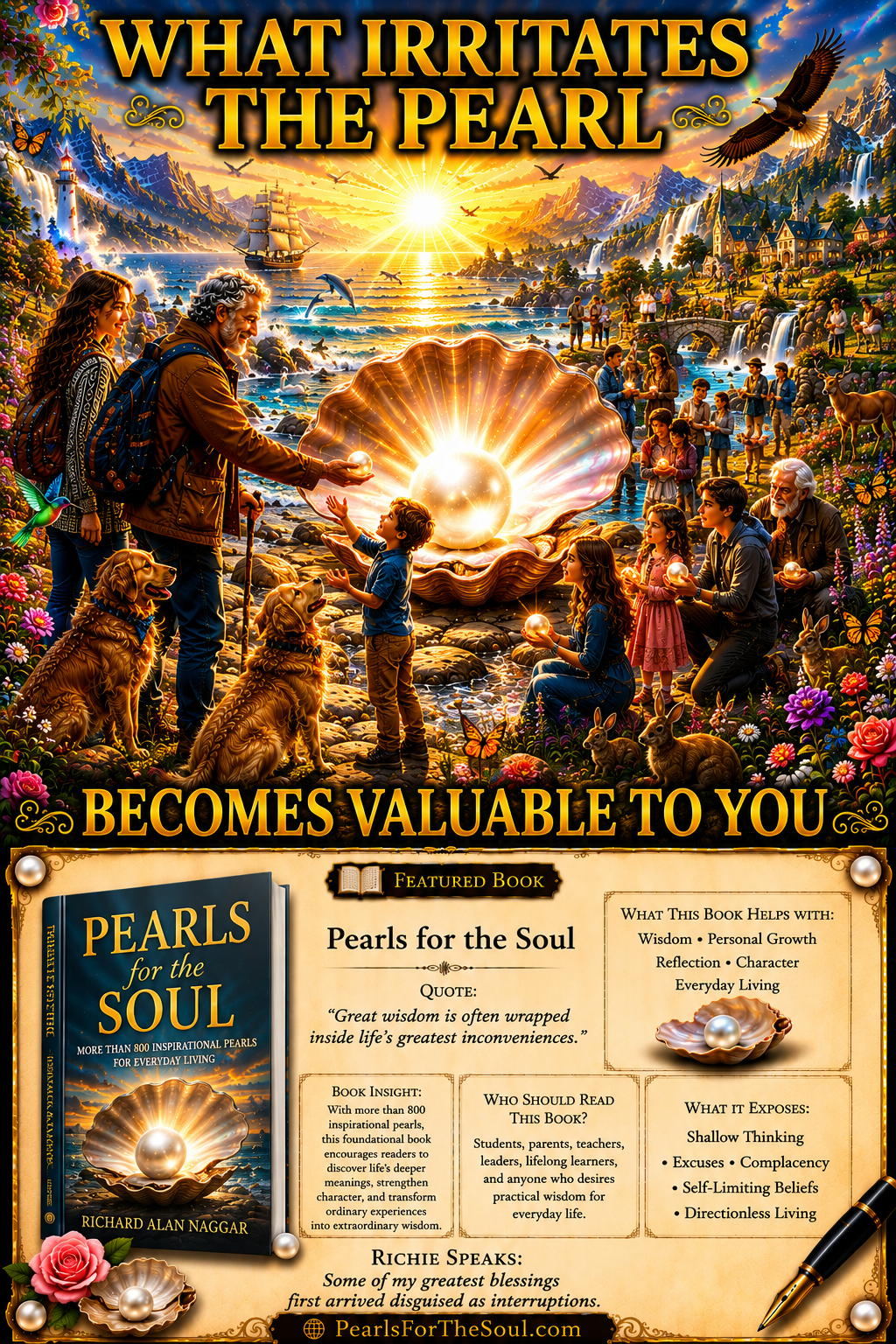 EVERY PEARL BEGINS AS AN IRRITATION…IF YOU ARE IRRITATING THERE’S HOPE