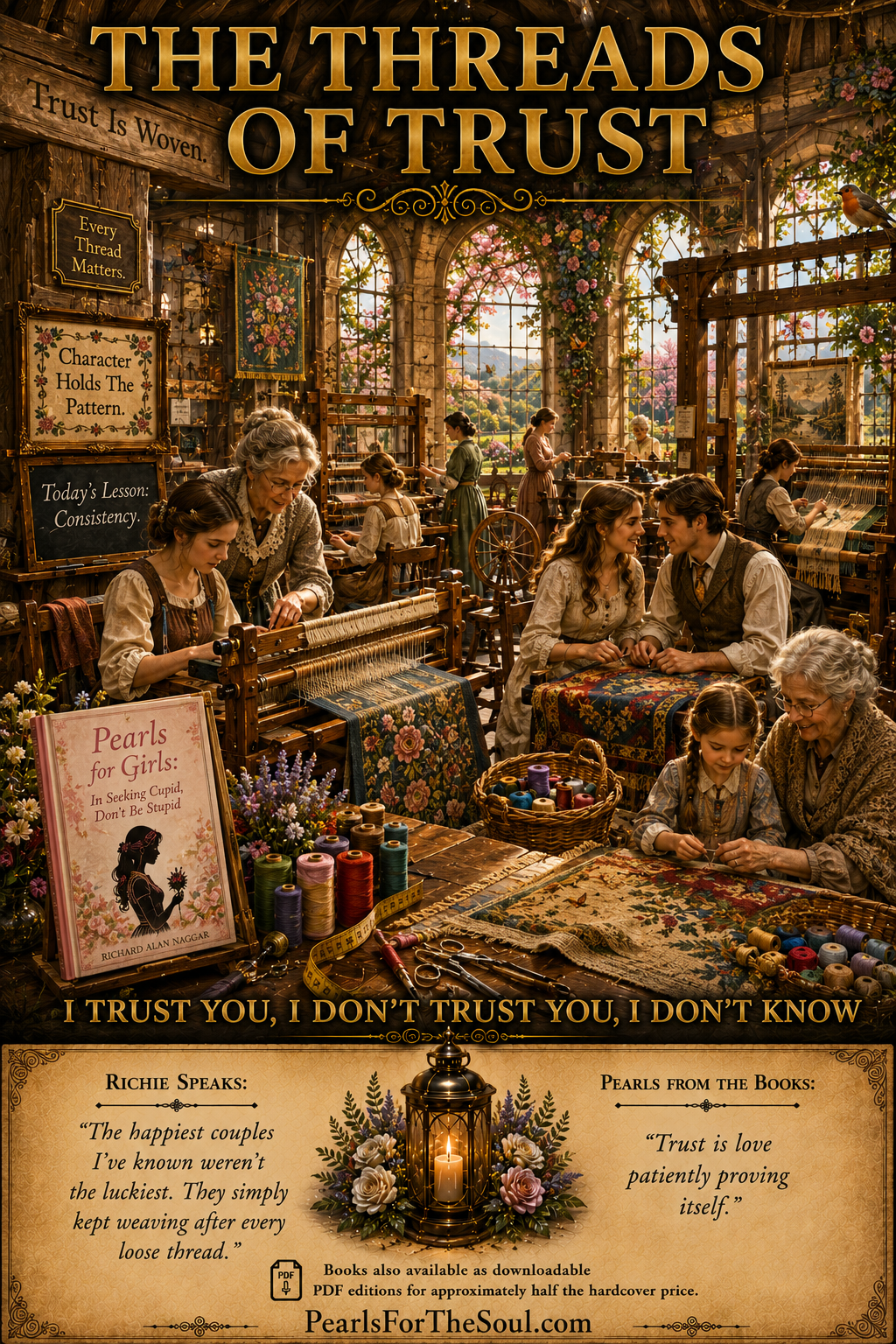 THE DELICATE THREADS OF TRUST DO YOU TRUST AND ARE YOU TRUSTWORTHY