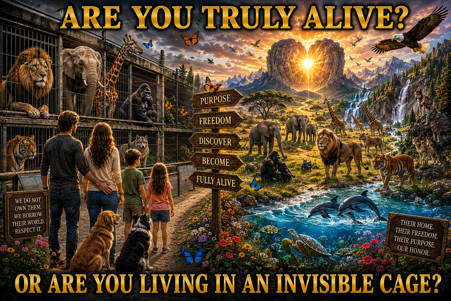 THE ZOO — SUFFERING ANIMALS NO LONGER THEMSELVES