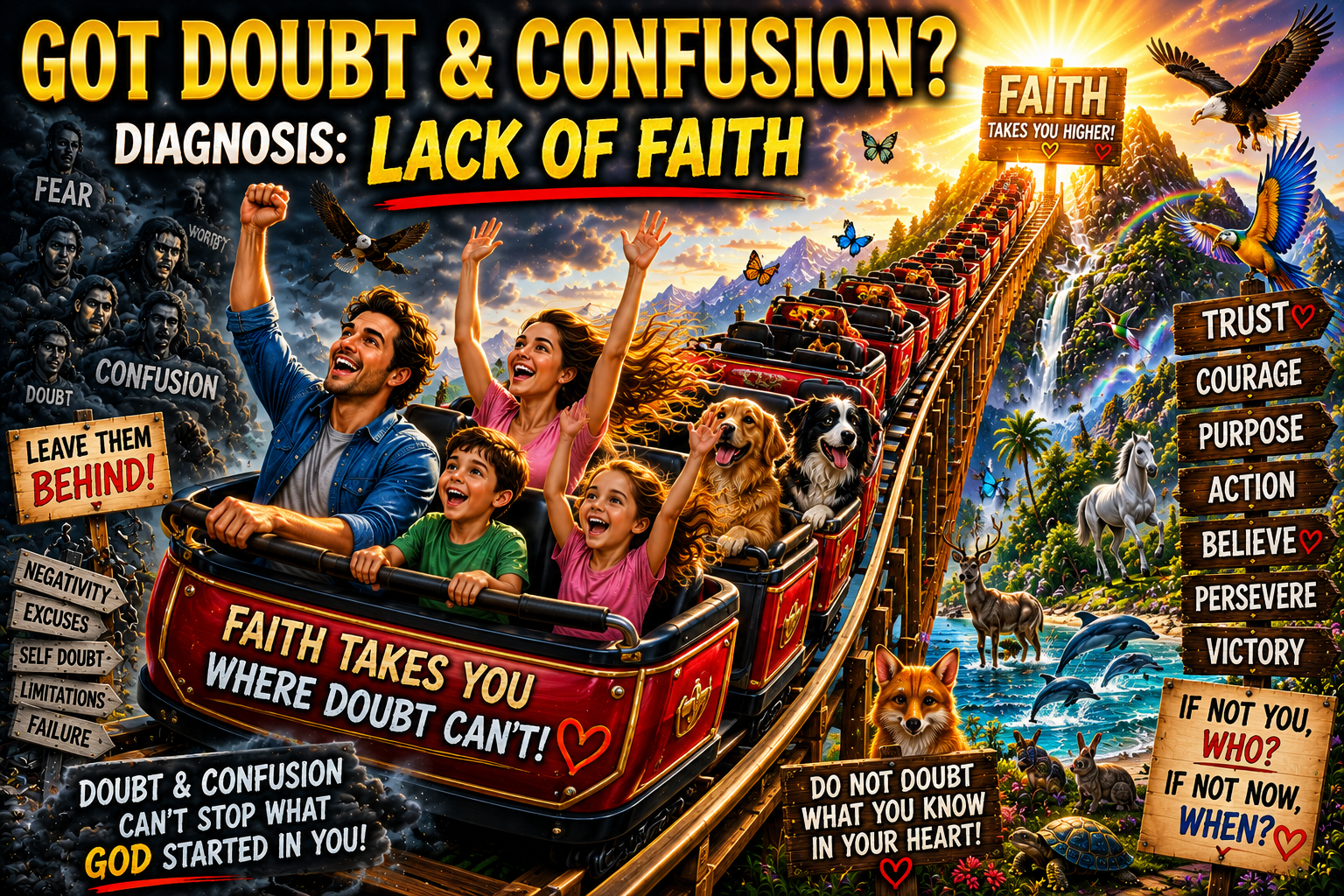 GOT DOUBT & CONFUSION? DIAGNOSIS: LACK OF FAITH