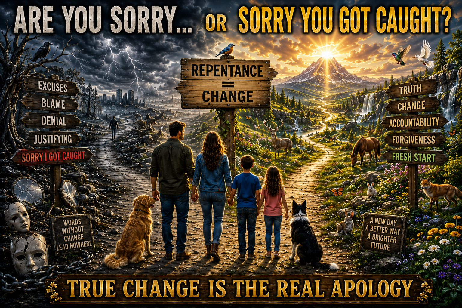 ARE YOU SORRY…OR SORRY YOU GOT CAUGHT?