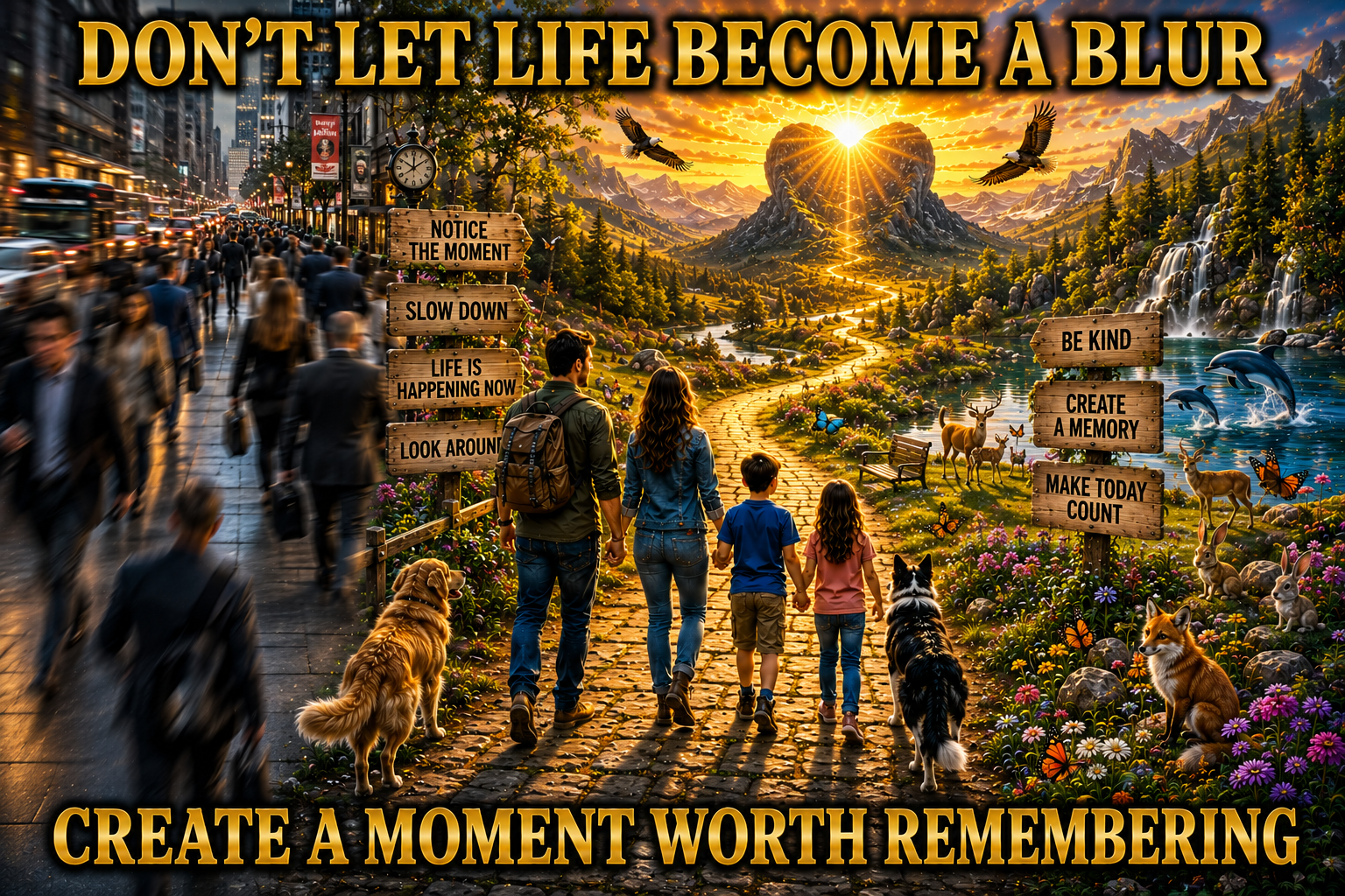 THE MOMENT… OR ONE BIG BLUR