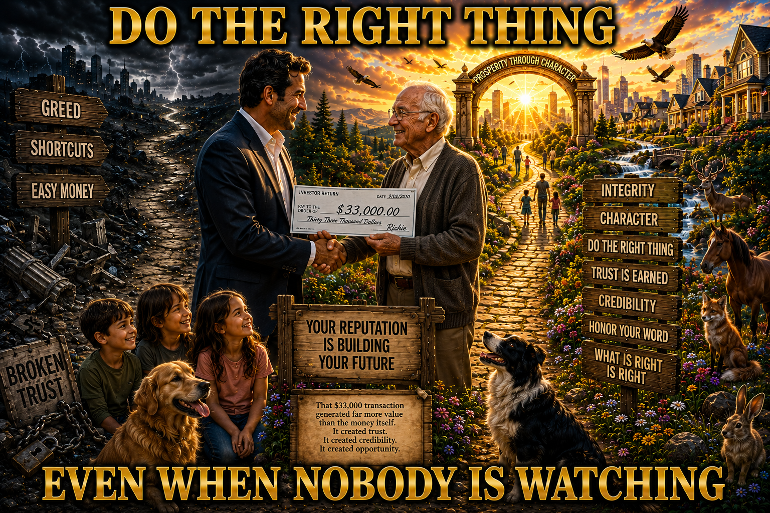 THE MAN WHO GAVE ME $33,000…AND SAID HE NEVER DID