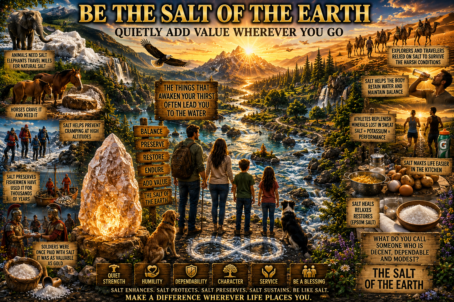 THE MYSTERY OF SALT…IT PRODUCES AND REDUCES THIRST