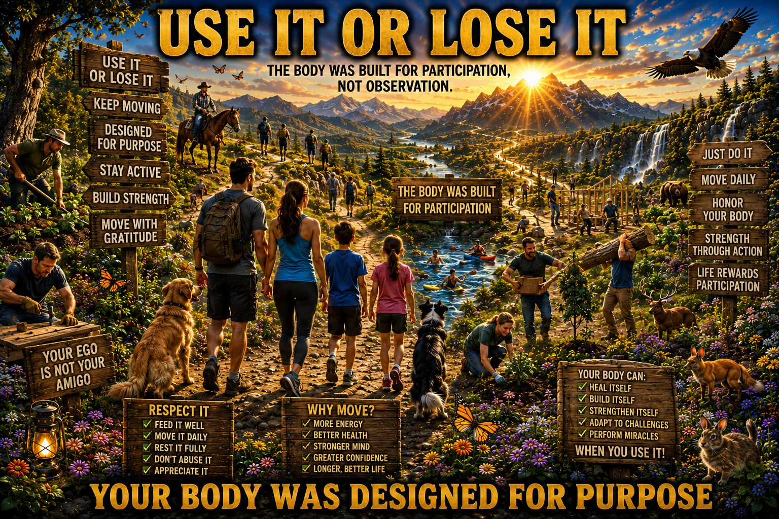 THE HUMAN BODY…DESIGNED FOR PURPOSE