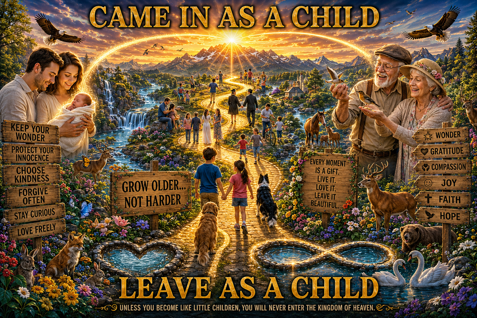 CAME IN AS A CHILD…LEAVE AS A CHILD