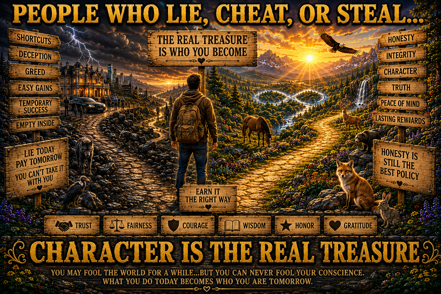 People Who Lie, Cheat, or Steal… Serve a Purpose