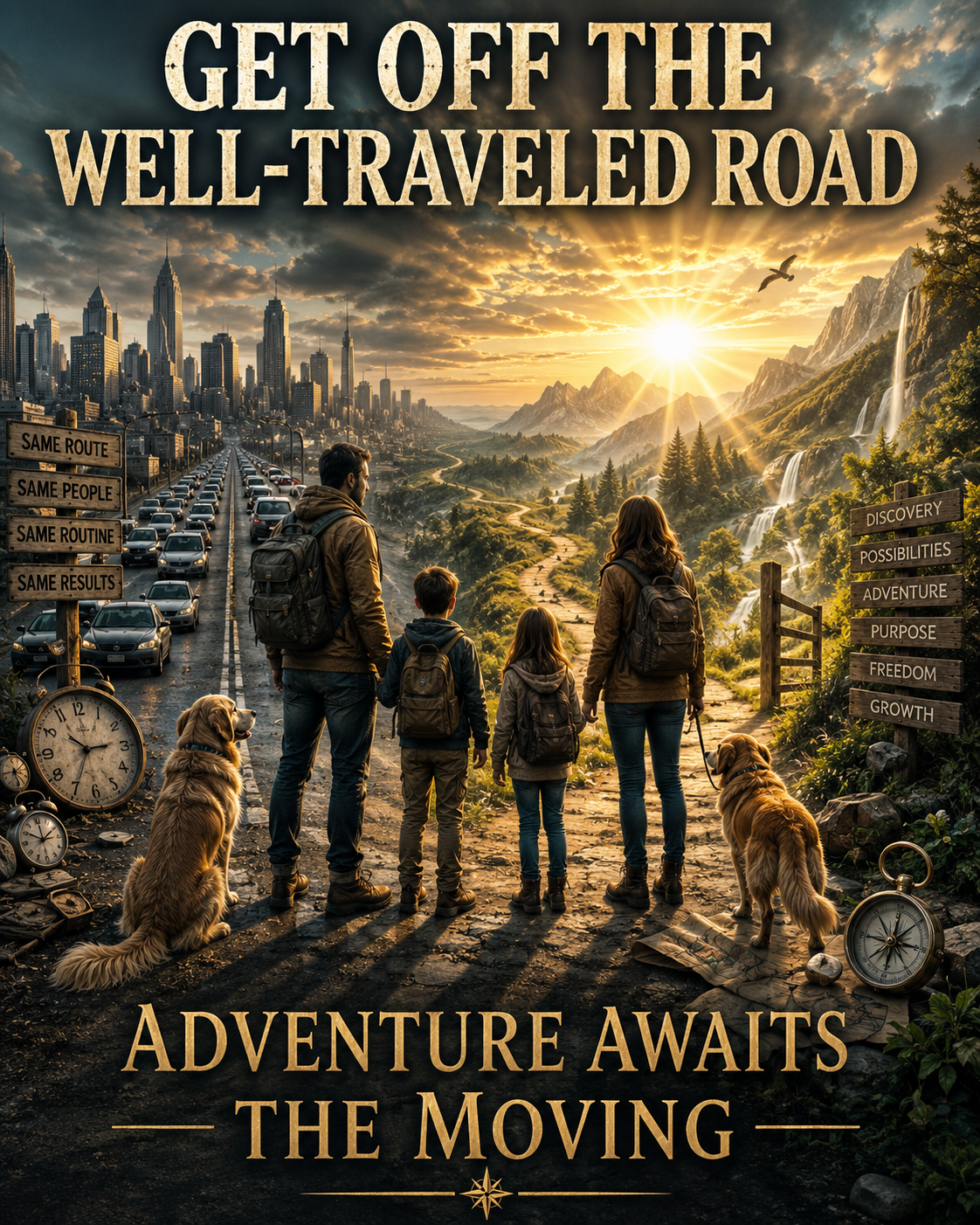 GET OFF THE WELL-TRAVELED ROAD