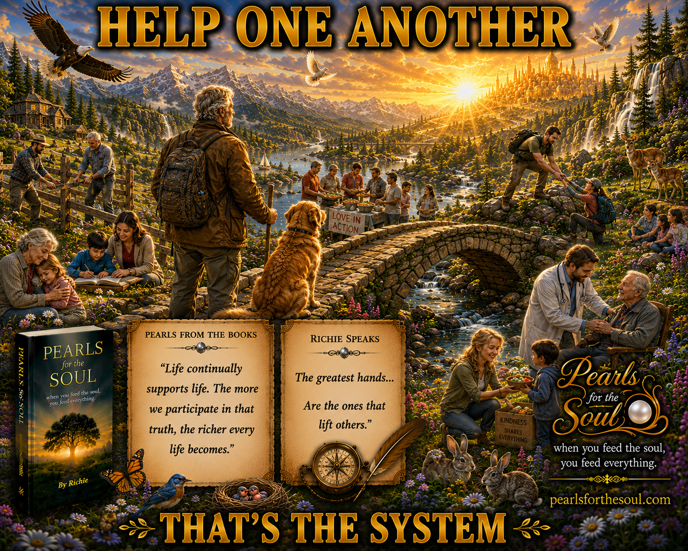 HELP ONE ANOTHER THE RESULTS ARE INCREDIBLE ALL WIN