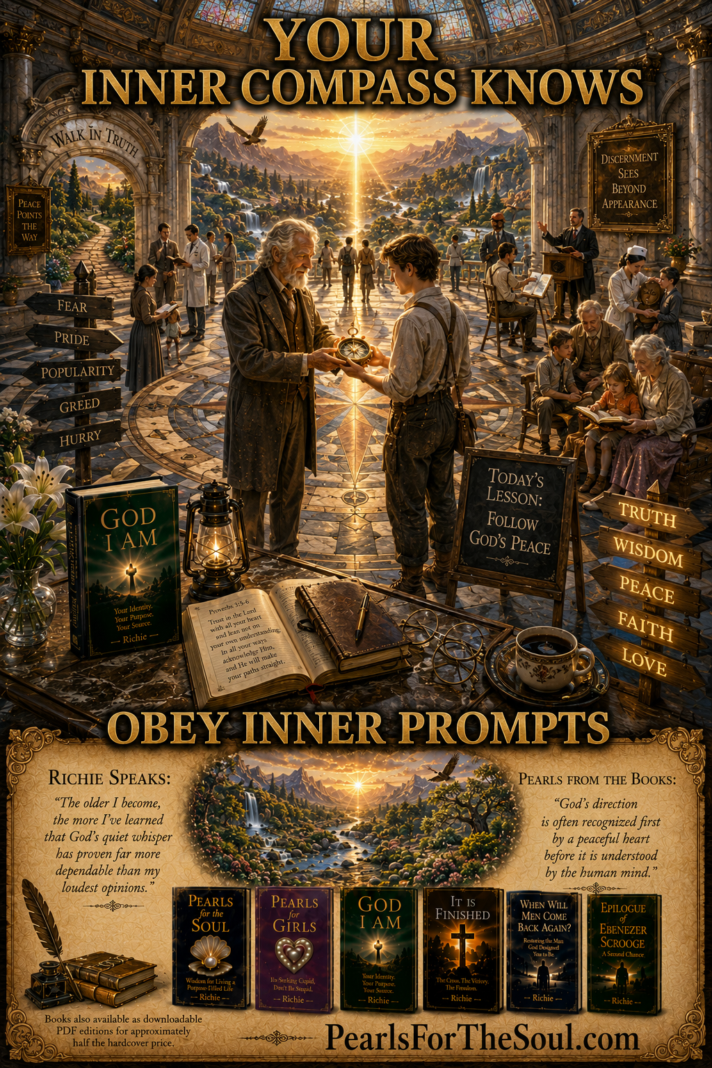 YOUR INNER COMPASS ALREADY KNOWS THE TRUTH OBEY THE PROMPT