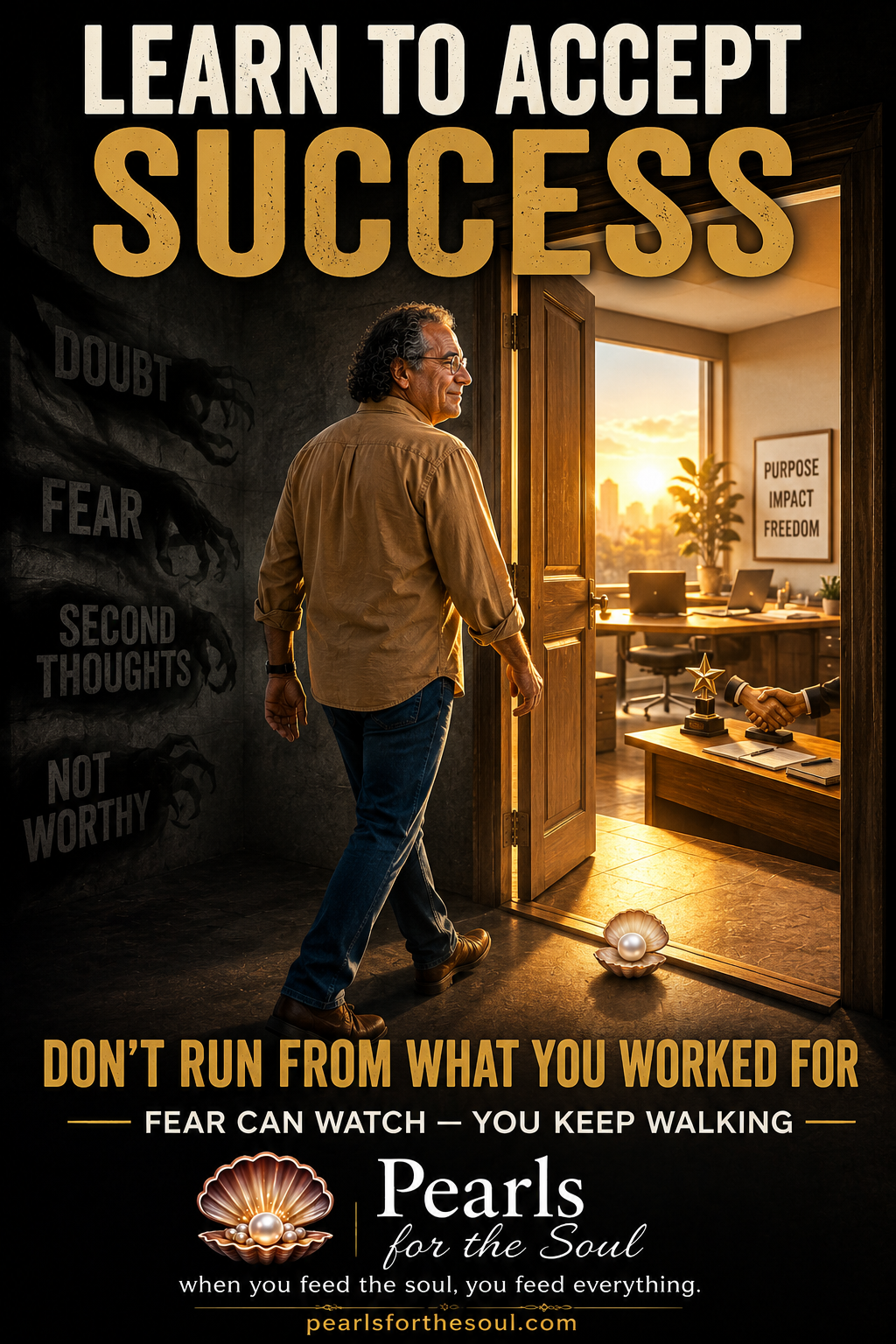 LEARN TO ACCEPT SUCCESS — REJECT THE FEAR OF IT
