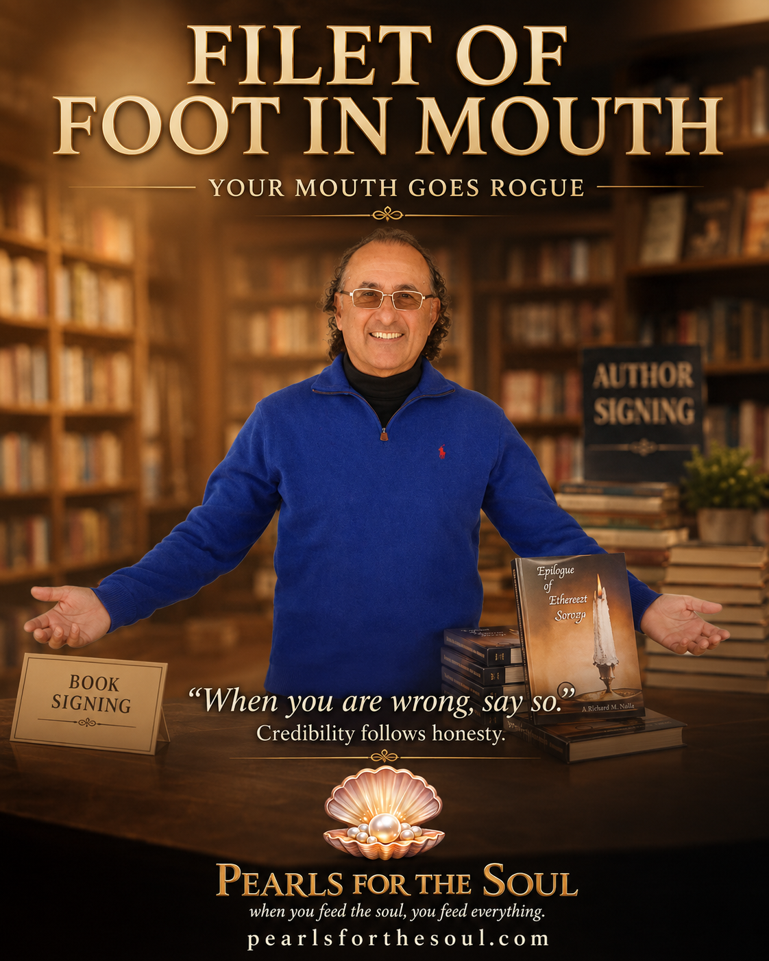 FILET OF FOOT IN MOUTH…YOUR MOUTH GOES ROGUE