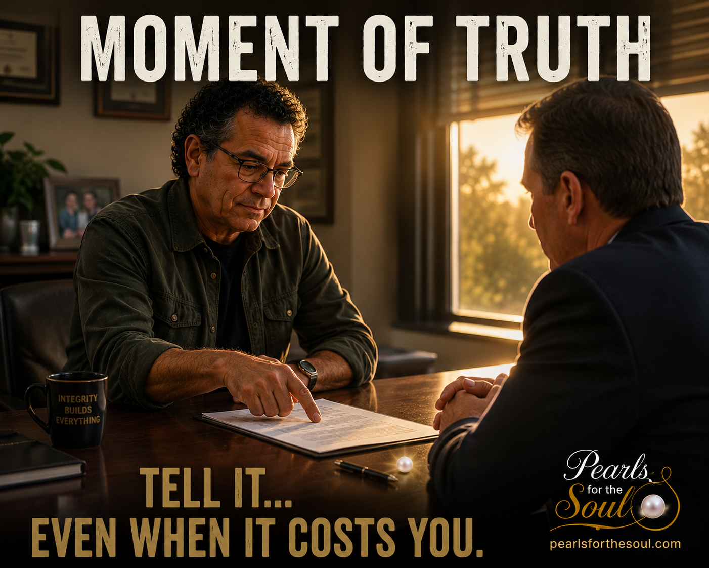 TELLING THE TRUTH? — I HOPE YOU ARE