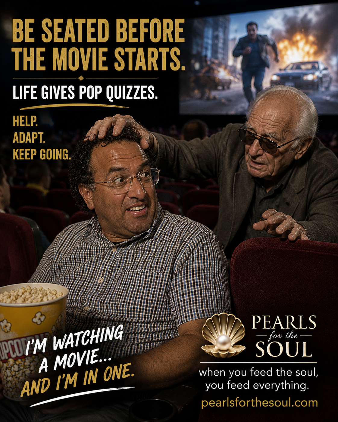BE SEATED BEFORE THE MOVIE STARTS… PLEASE MY HEAD HURTS TRUE STORY