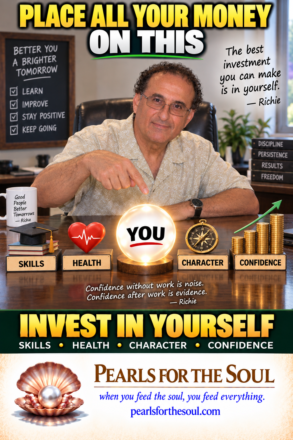 PLACE ALL YOUR MONEY ON THIS…INVEST IN YOURSELF
