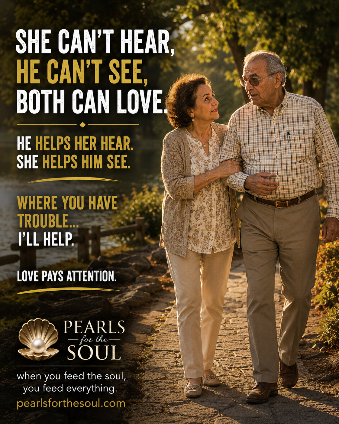 SHE CAN’T HEAR, HE CAN’T SEE… BOTH CAN LOVE