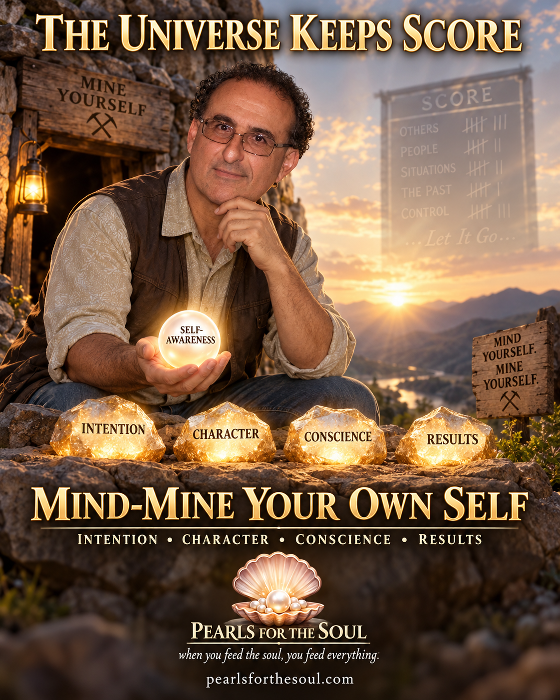 THE UNIVERSE KEEPS SCORE…MIND AND MINE YOUR OWN SELF