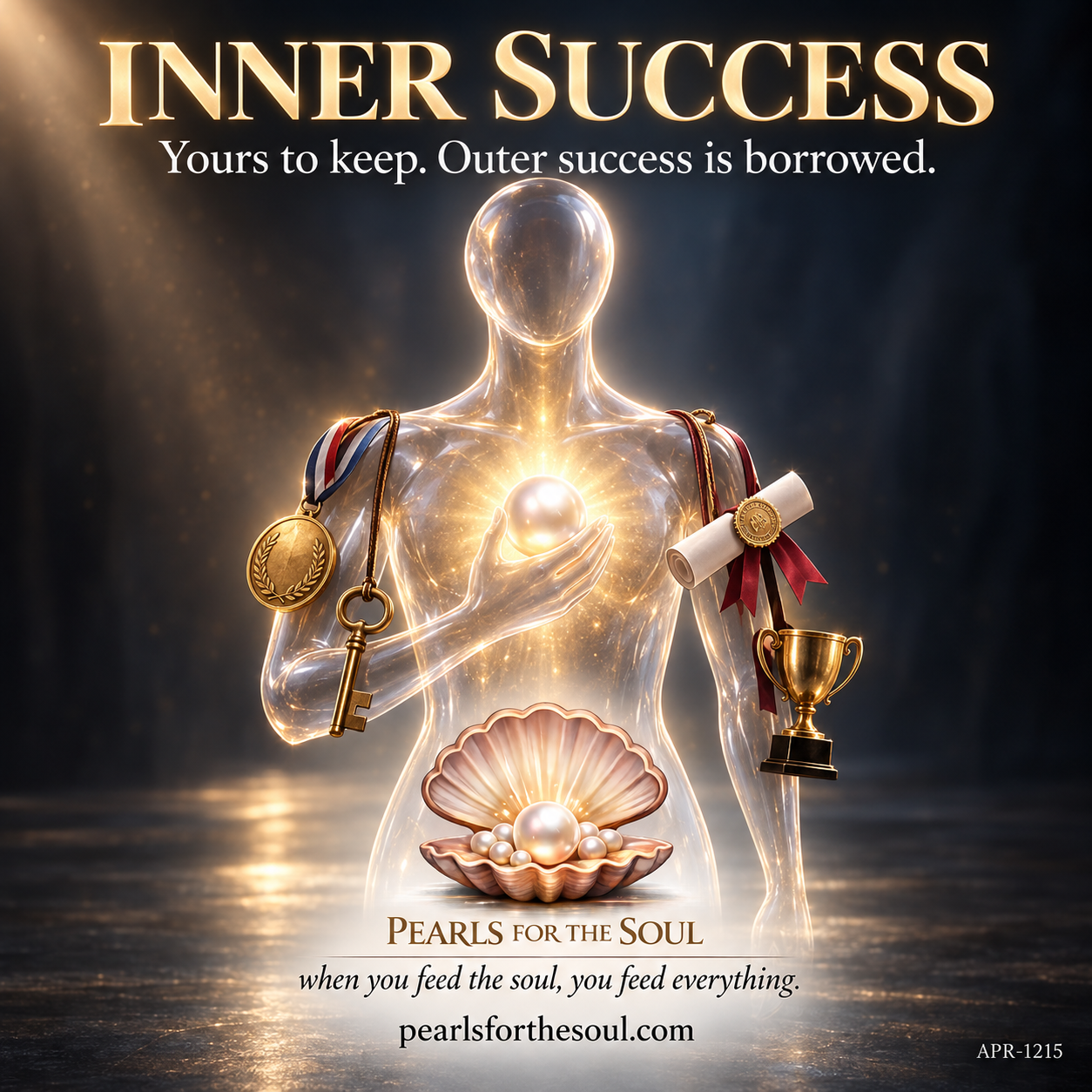 INNER SUCCESS—YOURS TO KEEP OUTER IS FOOD FOR THE WORMS