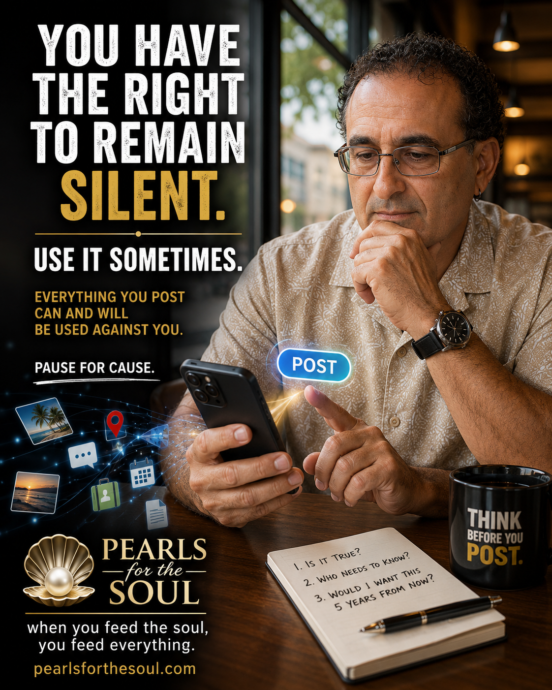 YOU HAVE THE RIGHT TO REMAIN SILENT… YET YOU BLAB AWAY ON THE INTERNET?